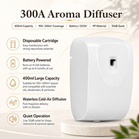 Diffuseur d'air frais sans eau électrique mural Koeazy, alimenté par batterie, rechargeable, pulvérisation automatique, faible bruit, couverture étendue