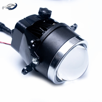 Projecteur de feux antibrouillard LED pour voiture, 3 pouces, tricolore, double faisceau, 3000-6000K, 12V, 70W, IP67, étanche, pour Honda, Toyota, Nissan