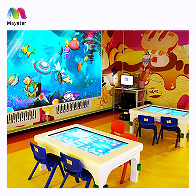 Children Painting Games Interactive Projector Kids Interactive Projection Table Games for Indoor Playground School