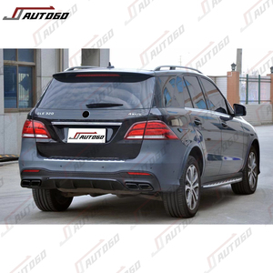 Bodykit pour <span class=keywords><strong>Mercedes</strong></span> Benz W166 GLE 2015-2019 mise à niveau vers AMG GLE63 pare-chocs avant arrière grille passage de roue diffuseur tuyau - Product Image 5