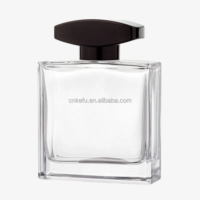 rectangle perfume bottle very thin width glass bottle