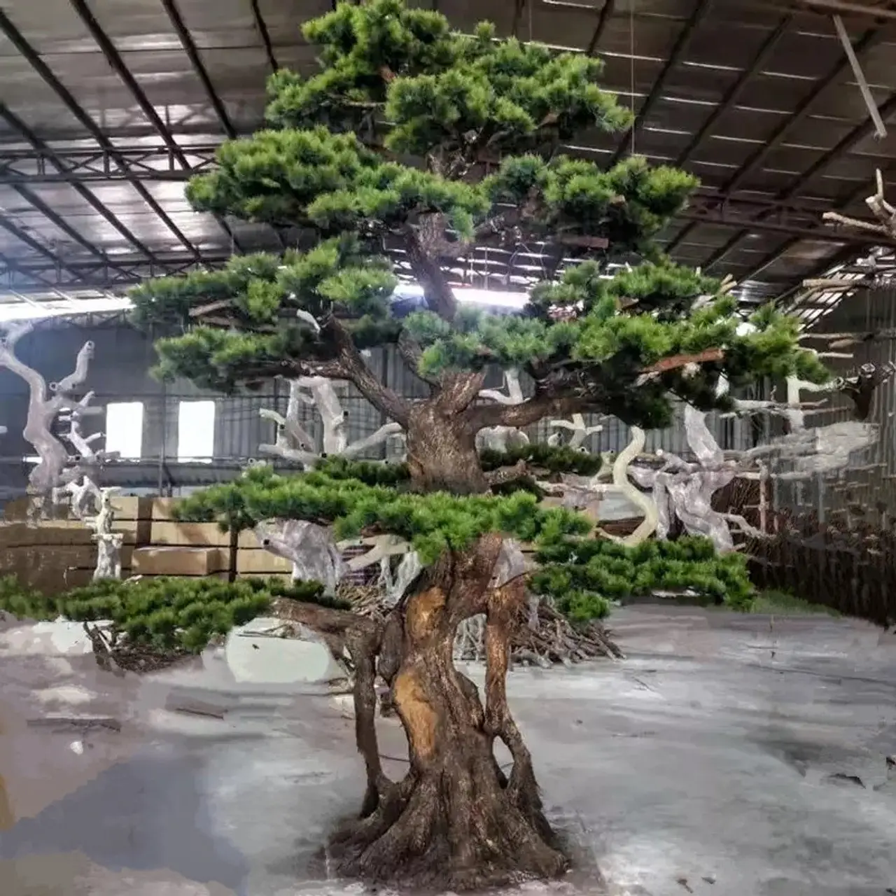 מלאכותי ארז אורן עצי קטן מלאכותי אורן עץ אורן מלאכותי צמח מקורה וחיצוני קישוט