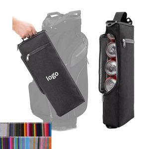 Golf Beer Cola Insulated Bag Shoulder Strap Custom Logo Soft Cooler for <b>Wine</b> Outdoor Can Beverage Storage Zipper Iced Letter - Product Image 1