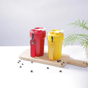 Nouvelle tasse à café isotherme minimaliste en acier inoxydable 316, ronde, portable, pour voyage, rouge, jaune, colorée, simple ou double usage - Product Image 1