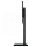 Support TV de table ZENO Z500L, support TV réglable en hauteur, support TV pour téléviseurs de 42 à 80 pouces, support TV d'usine
