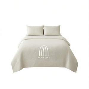 MANEMI Copriletto Classico Estivo per la Casa con 1 o 2 Federe, Varie Misure, Lavabile - Product Image 1