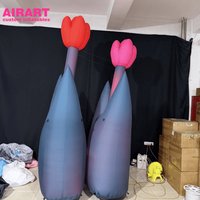 Tulipes gonflables pour accessoires de scène, supports de fleurs en ballons pour la décoration de zones scéniques