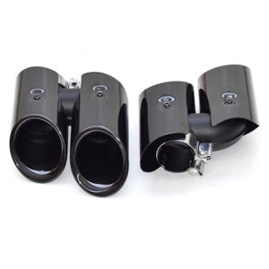 Terminali di Scarico DEX per Porsche <span class=keywords><strong>Macan</strong></span> 2.0T 2014-2024 Aggiornamento a Stile GTS con Doppio Scarico e Ugello Terminale - Product Image 2