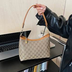 Sac à main de style vintage imprimé texturé de haute qualité pour femmes grande capacité exquis haut de gamme mode femmes sac à bandoulière de luxe - Product Image 4