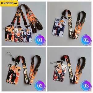 Meilleures ventes : Porte-carte de bus, cordon de téléphone et porte-clés pour carte de repas universitaire et carte d'identité professionnelle, motif Anime <span class=keywords><strong>Hinata</strong></span> Shoyo, pour jeunes amateurs de volley-ball - Product Image 5