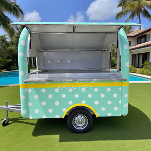 Camion de restauration rapide américain 2025, camion de hot-dogs, chariot, cuisine mobile, barbecue, remorque de concession alimentaire - Product Image 1