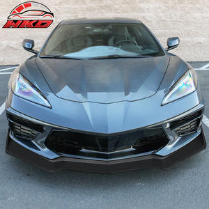 Protector de Parachoques Delantero para Chevy Corvette C8 Estilo 5VM 2020-2025, Spoiler Negro Mate, Difusor de 5 Piezas, Protector de Mentón - Product Image 3