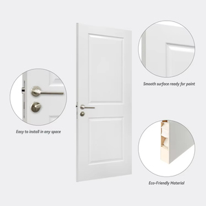 Porte Da Interno <span class=keywords><strong>De</strong></span> alta calidad Portas <span class=keywords><strong>De</strong></span> Quarto <span class=keywords><strong>De</strong></span> <span class=keywords><strong>Casa</strong></span> Puerta <span class=keywords><strong>de</strong></span> imprimación blanca Puertas <span class=keywords><strong>de</strong></span> madera para el hogar para casas Dormitorio - Product Image 2