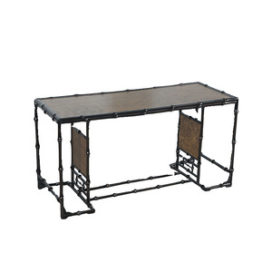 Chinese <b>Bamboo</b> Tea Table Set Ming Song Style Handmade Living Room Furniture Square Table With Chairs Antique Design - Product Image 4