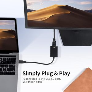 <span class=keywords><strong>Adattatore</strong></span> SYONG da USB 3.0 a <span class=keywords><strong>HDMI</strong></span> <span class=keywords><strong>Femmina</strong></span>, Convertitore Video e Audio 1080P Reale per Mac, PC, Windows XP, Laptop, Monitor e Splitter - Product Image 4