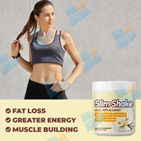 Poudre de shake minceur à la vanille OEM ODM en marque privée pour femmes et hommes, gestion du poids, shake minceur faible en calories