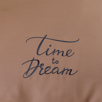 Ensemble de literie en bambou de luxe lune de miel décontracté Nature Texture Queen Size drap et taie d'oreiller en gros