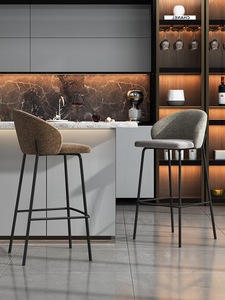 <span class=keywords><strong>Chaise</strong></span> <span class=keywords><strong>de</strong></span> <span class=keywords><strong>bar</strong></span> moderne blanc/noir, tabouret <span class=keywords><strong>de</strong></span> <span class=keywords><strong>bar</strong></span> en cuir roi avec accoudoir en acier cadre doré or pour comptoir <span class=keywords><strong>de</strong></span> cuisine - Product Image 4