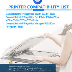 Cartouches d'encre 913A pour HP PageWide X377dw X452dw X477dw X477dn X552dw P55250dw, cartouche d'encre compatible 913A pour imprimante HP - Product Image 6