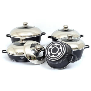 Đúc nhôm <span class=keywords><strong>Cookware</strong></span> <span class=keywords><strong>Set</strong></span> cổ điển bền vững không dính 10 cái Dessini <span class=keywords><strong>Cookware</strong></span> <span class=keywords><strong>Set</strong></span> - Product Image 2