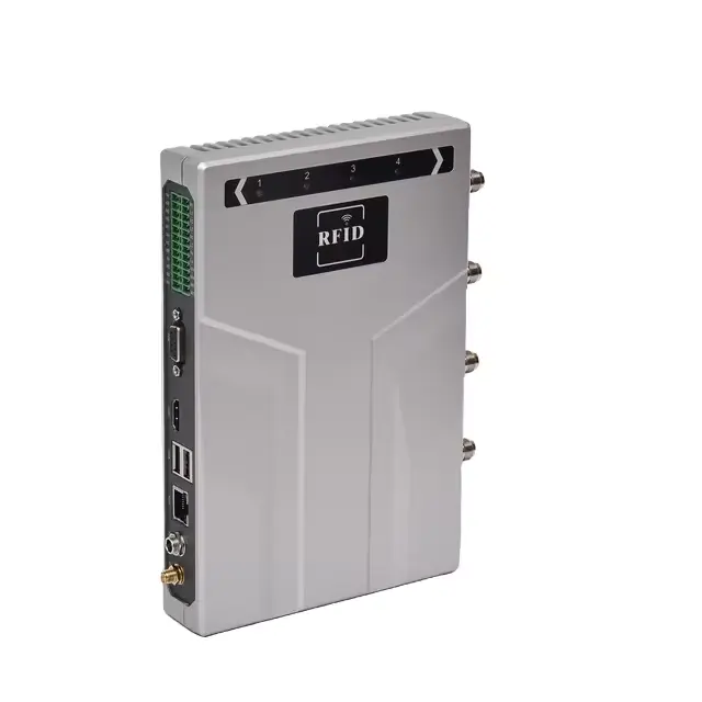 Thiết kế mới UHF RFID chip đọc cho hệ thống thời gian 4 cổng UHF RFID Reader với GPS và 4 gam