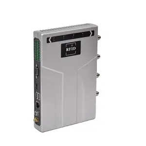 Nuovo Design uhf rfid lettore chip per sistema di temporizzazione 4 porte uhf lettore rfid con GPS e 4G