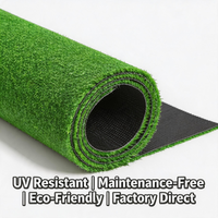 Gazon synthétique artificiel pour aménagement paysager, gazon artificiel de 30 mm à bas prix pour la décoration de jardin, tapis d'herbe artificielle en PE