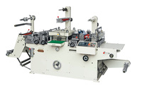 Machine de découpe et de refendage d'étiquettes GPD-350L, machine de découpe à plat pour étiquettes imprimées, du rouleau au rouleau ou du rouleau à la feuille