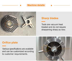 Qualité commerciale Traitement rapide Réduction du bruit Restaurants et entreprises de restauration Simple à nettoyer Hachoir à viande - Product Image 6