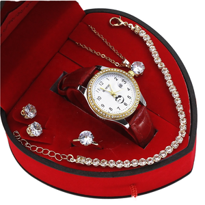 SYN-20 <span class=keywords><strong>Orologio</strong></span> al Quarzo da <span class=keywords><strong>Donna</strong></span> di Lusso con Quadrante in Cristallo, Cassa in Lega di Alta Qualità e <span class=keywords><strong>Cinturino</strong></span> in <span class=keywords><strong>Pelle</strong></span> - Product Image 1