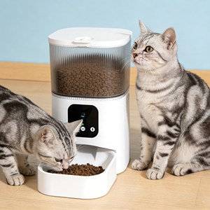 Comedero Inteligente para Mascotas al por Mayor, Dispensador Automático de Comida para Mascotas, Duradero, a Prueba de Fugas, Platos y Comederos para Mascotas - Product Image 1