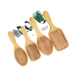 अधिक बड़े बांस मालिश बाल ब्रश एयर कुशन बेस और गेंद-टिप दांतों के लिए - Product Image 2