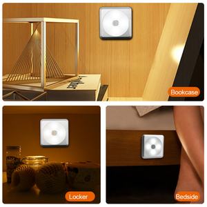 Lampe LED portable rechargeable par USB avec aimant, petite lampe sans fil à induction et détecteur de mouvement pour salon et entrepôt - Product Image 4