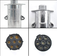 Connecteur de câble de type 24V à 7 voies et prise de remorque étanche avec contacts en cuivre