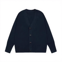 Pull en tricot vintage d'hiver pour femmes avec broderie boutonnée, respirant et à séchage rapide