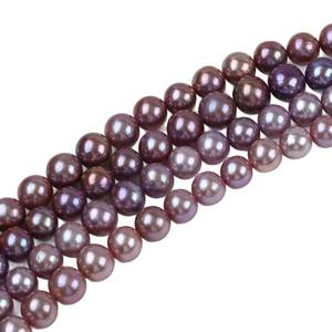 Cadena de Perlas Redondas Naturales de Agua Dulce Edison de 11-13 mm al por Mayor para Hacer Collares y Pulseras - Product Image 4