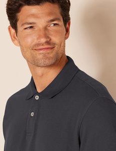 เสื้อโปโลผ้าฝ้ายแบบปิเก้พอดีตัวสำหรับผู้ชายเครื่องแบบนักเรียน - Product Image 5