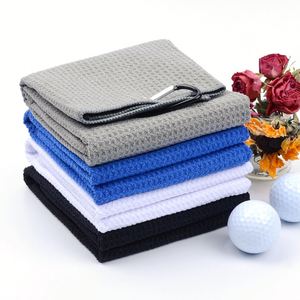 <b>Microfiber</b> Woven Golf <b>Towels</b> Waffle/Pineapple Lattice Pattern Hypoallergenic Quick-Dry Unisex - Product Image 1