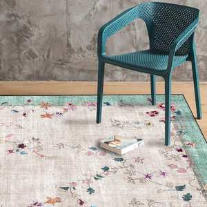 <span class=keywords><strong>Tapis</strong></span> tissés à la machine en polyester imprimé floral, antidérapants, style chinois classique et américain, adaptés aux animaux domestiques - Product Image 3