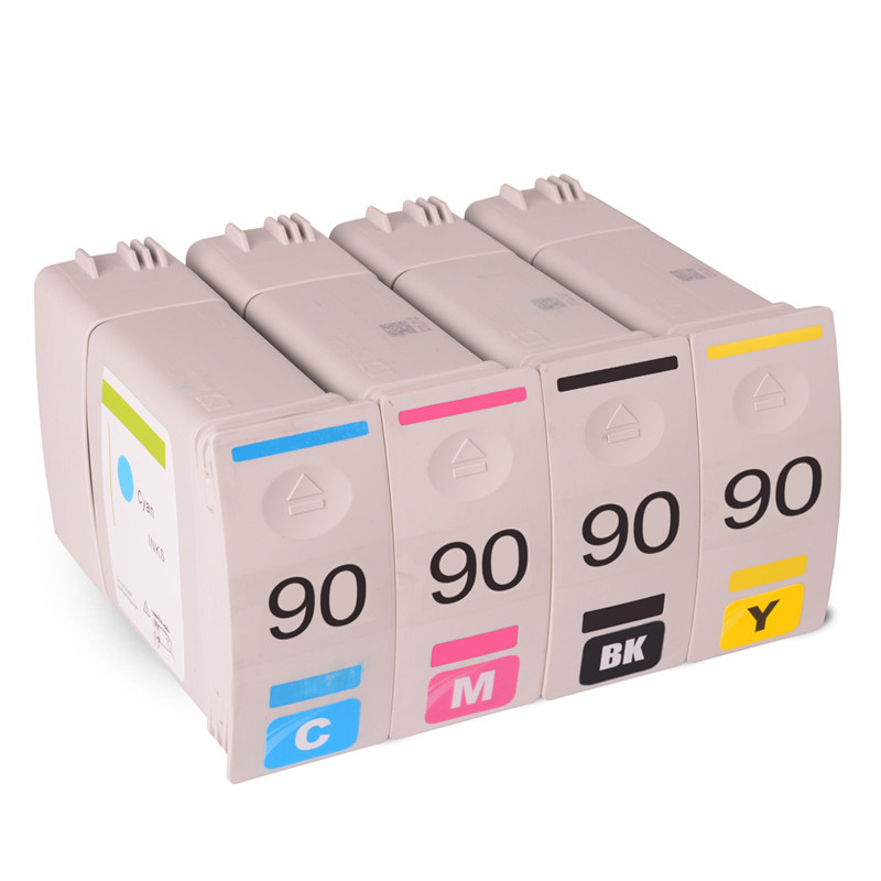 tinta Compatible HP 843C / C1Q68A Amarillo Cartucho de Tinta Pigmentada  para PageWide XL 4000, 4100, 4500,