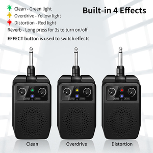 מגבר רמקול לגיטרה בס JOYO JA-05G, מיני מגבר Plug and Play עם פונקציה לגיטרה חשמלית, בס, פלסטיק שחור - Product Image 2