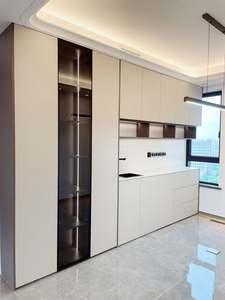 Aparador de Madera Maciza Personalizable con Almacenamiento, Muebles de Restaurante Hechos con Materiales Ecológicos - Product Image 4