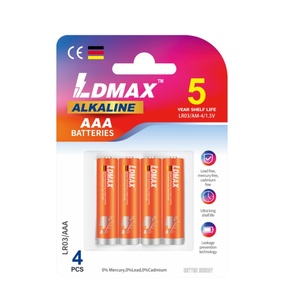 Pilas Alcalinas <span class=keywords><strong>AAA</strong></span> de Fábrica, Super Anti-Fugas, 1.5V LR03 AM-4, Pilas Triples para Electrodomésticos, Juguetes y Electrónica de Consumo - Product Image 1