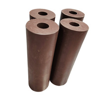 Barres en PTFE modifiées OEM personnalisées, résistantes à l'usure, à faible friction, auto-lubrifiantes, pour glissières et cylindres, en stock, usinées CNC