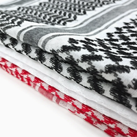 Keffiyeh Shemagh de haute qualité pour hommes arabes saoudiens, foulard musulman
