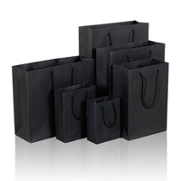 Bolsas de Papel Kraft Blancas y Negras con Logotipo Personalizado al por Mayor, Bolsas de Regalo de Lujo Hechas a Mano, Reciclables y Biodegradables