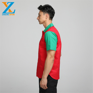 <span class=keywords><strong>Traje</strong></span> de trabajo del personal de la empresa Combinación de colores Tela Bordada Imprimir Hombres Camisas DE TRABAJO Logotipo personalizado - Product Image 3