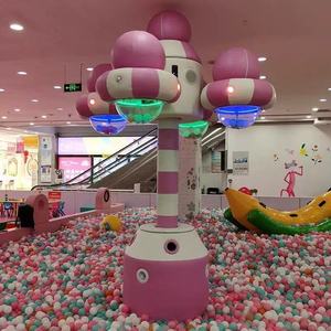 Custom Designed Indoor Playground for Children Featuring Climbing <strong>Towers</strong> Slides Sandbox Soft <strong>Play</strong> Equipment - Product Image 3