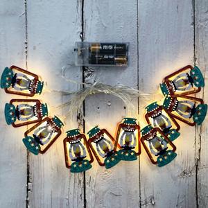 Moon Star Light Eid Al Adha Moyen-Orient Inde Guirlande lumineuse LED colorée Gulbang Festival Palais arabe Lumière Ramadan <span class=keywords><strong>Château</strong></span> de fer - Product Image 6