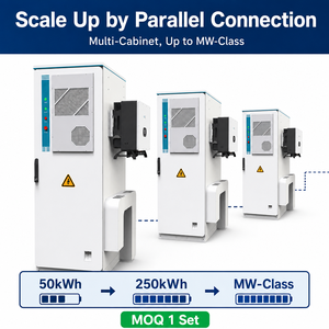 Batterie Lithium 112,5 kWh Batterie Solaire 2026 50 kW 358,4V 55 kW 100 kWp 314 Ah Tout-en-un avec onduleur intégré et refroidissement par air - Product Image 5